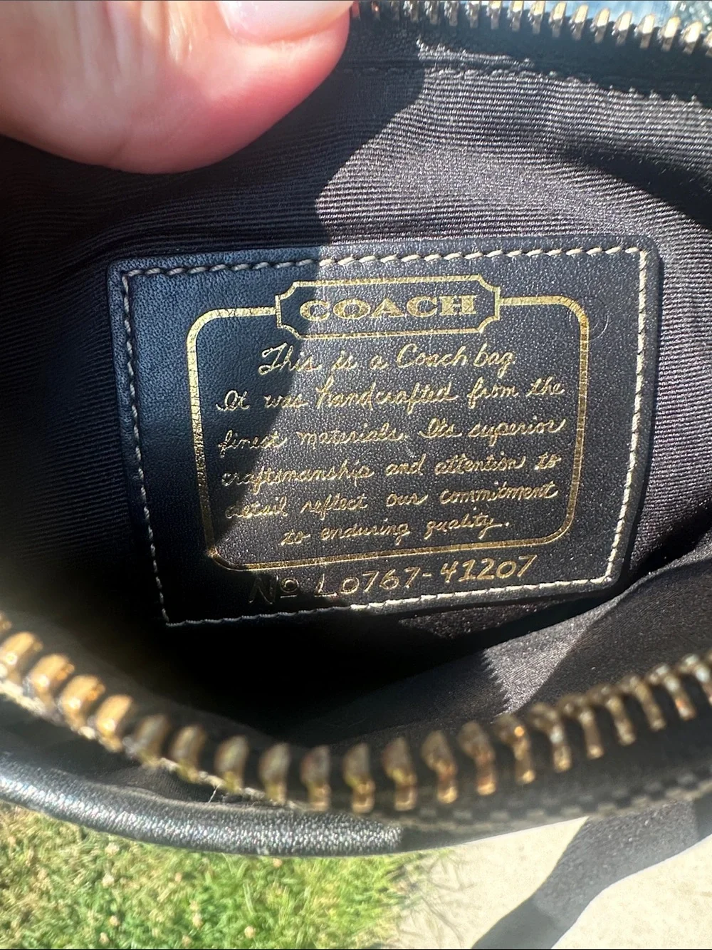 Coach Striped Signature Canvas Swingpack Crossbody - Picture 4 of 6